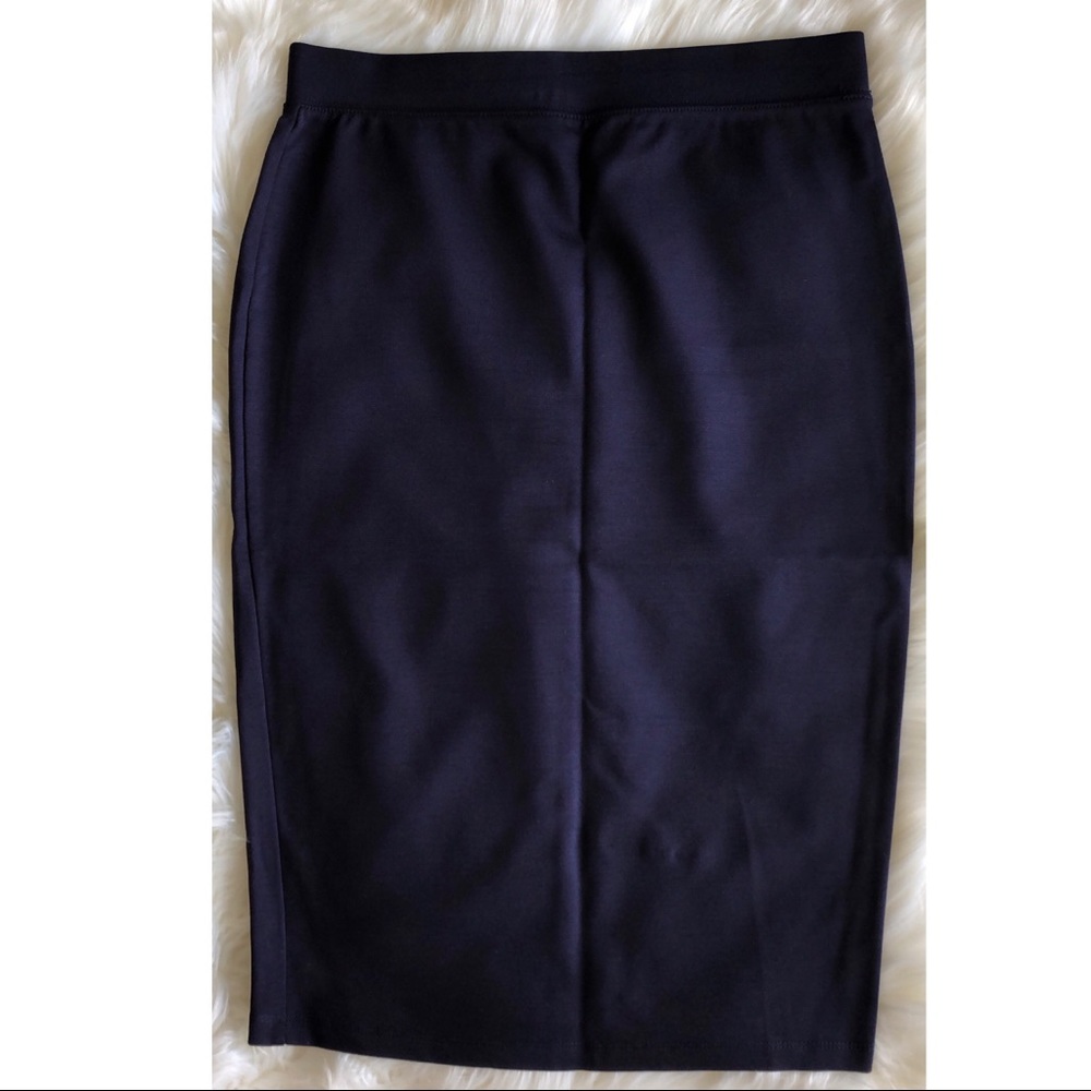 Navy Midi Skirt
